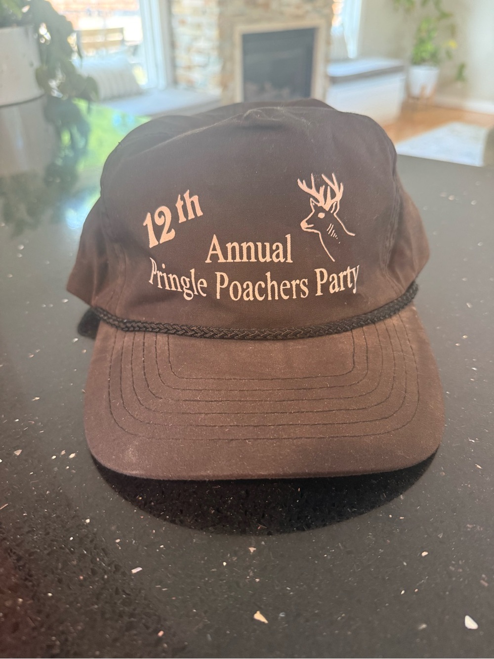12th Annual Pringle Poachers Party Black Event Hat